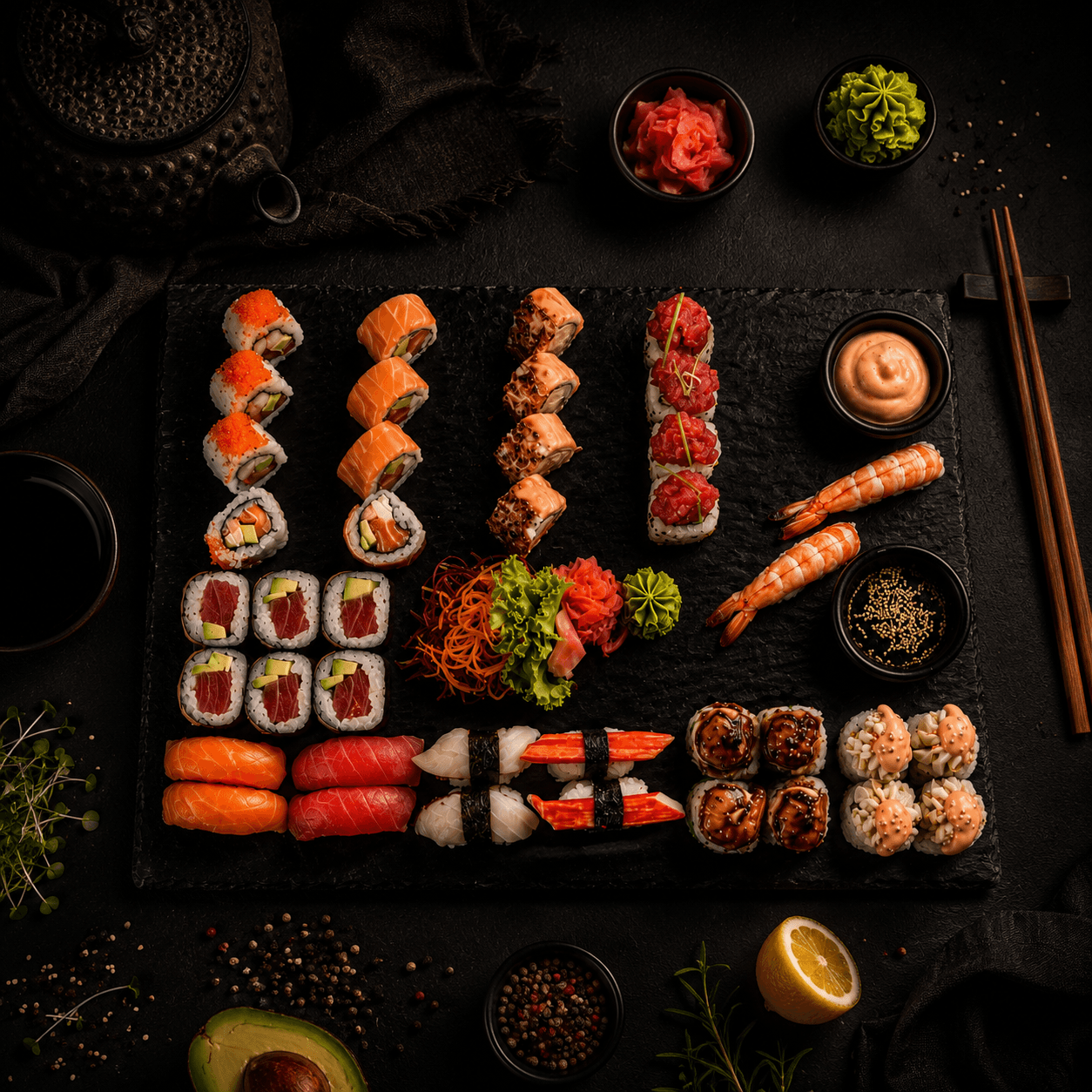 Platter 70 Pieces